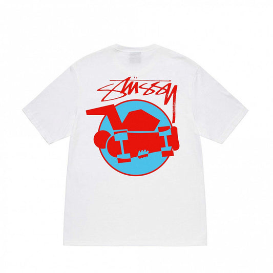 Stussy Skateman Tee - White